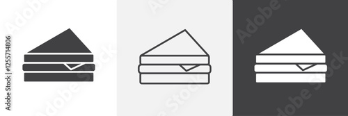 Sandwich vector icons collection graphic designs for ui designs