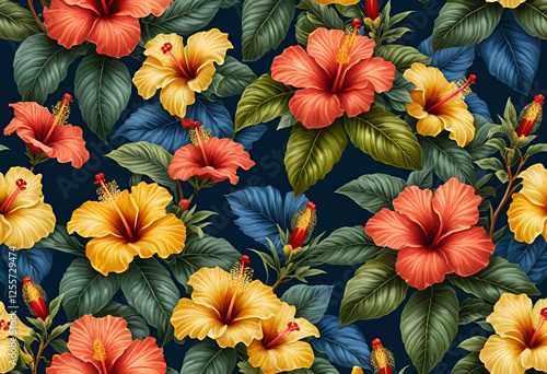 Wallpaper Mural colorful flowers background Torontodigital.ca
