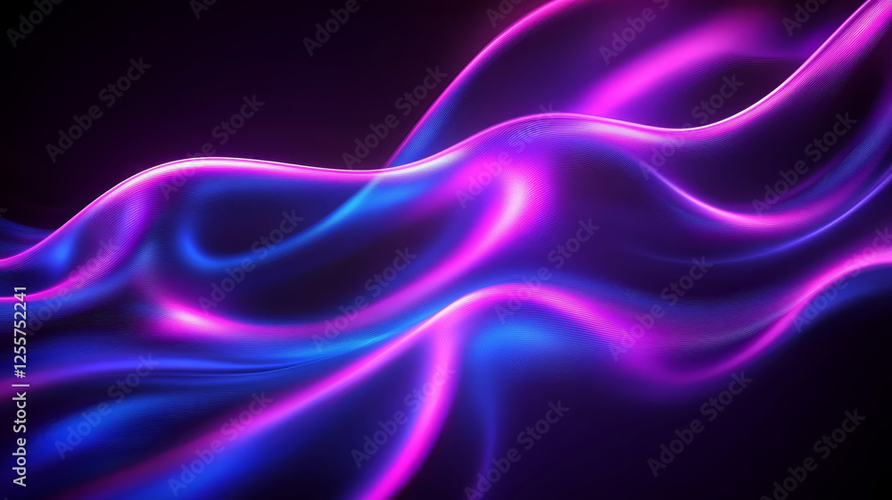 dynamic abstract design featuring flowing waves of blue and purple hues, creating mesmerizing visual effect. vibrant colors blend seamlessly, evoking sense of movement and energy dynamic abstract design featuring flowing waves of blue and purple hues, creating mesmerizing visual effect. vibrant colors blend seamlessly, evoking sense of movement and energy