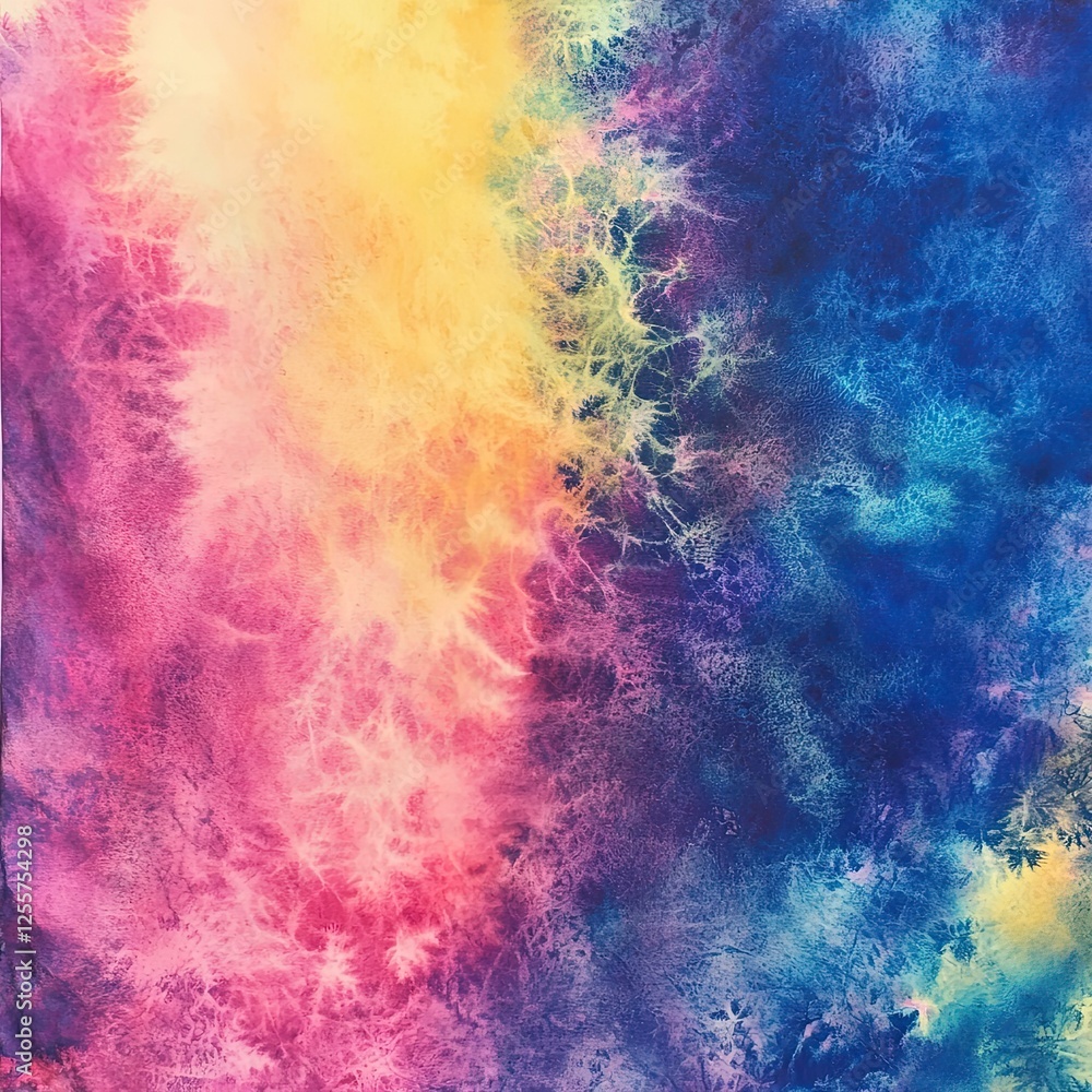 Fototapeta premium Abstract textured spiral folded rainbow colorful tie dye textured background. Colorful tie dye pattern abstract background.