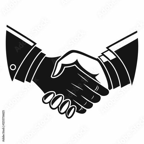 handshake vector illustration