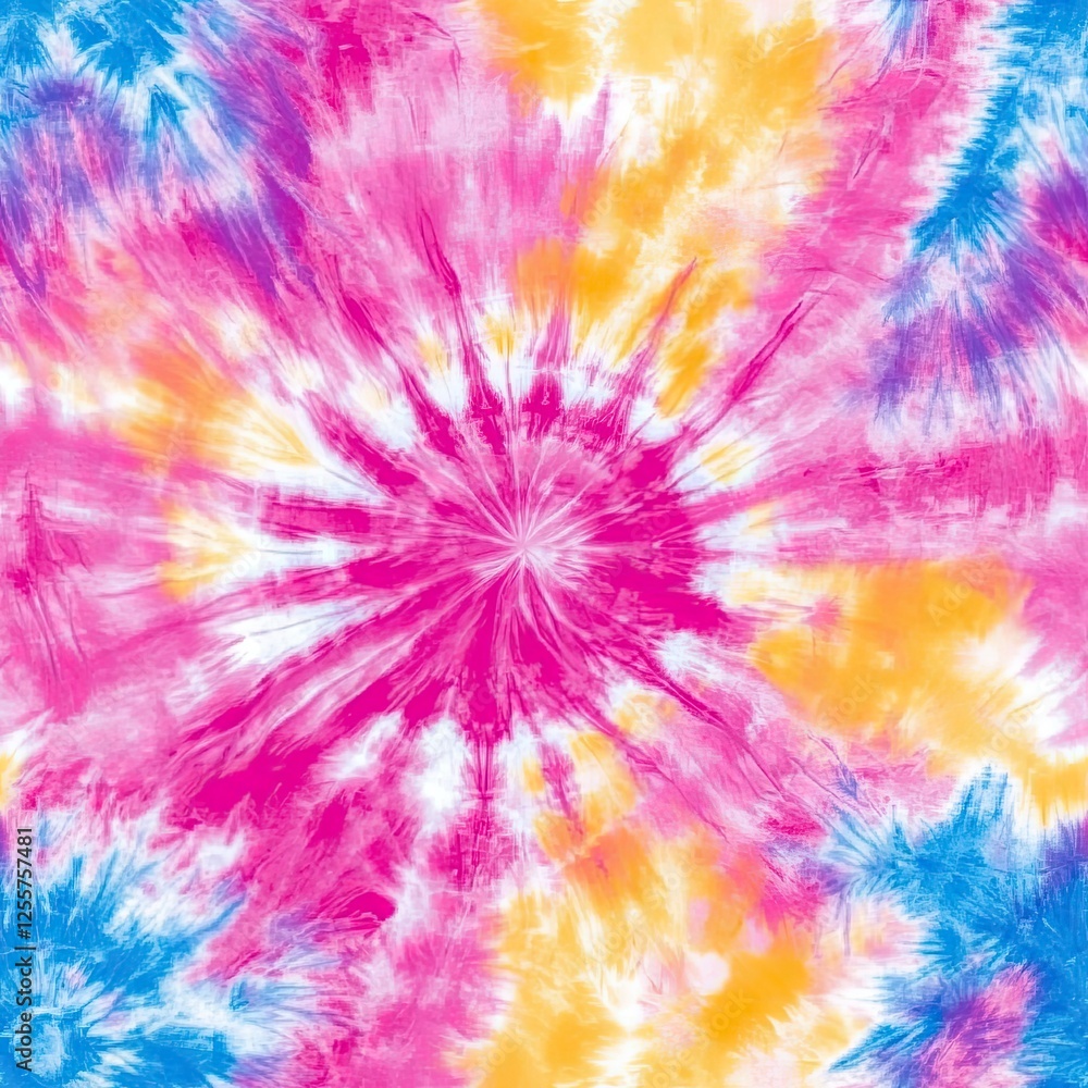 Abstract textured spiral folded rainbow colorful tie dye textured background. Colorful tie dye pattern abstract background. Abstract textured spiral folded rainbow colorful tie dye textured background. Colorful tie dye pattern abstract background.