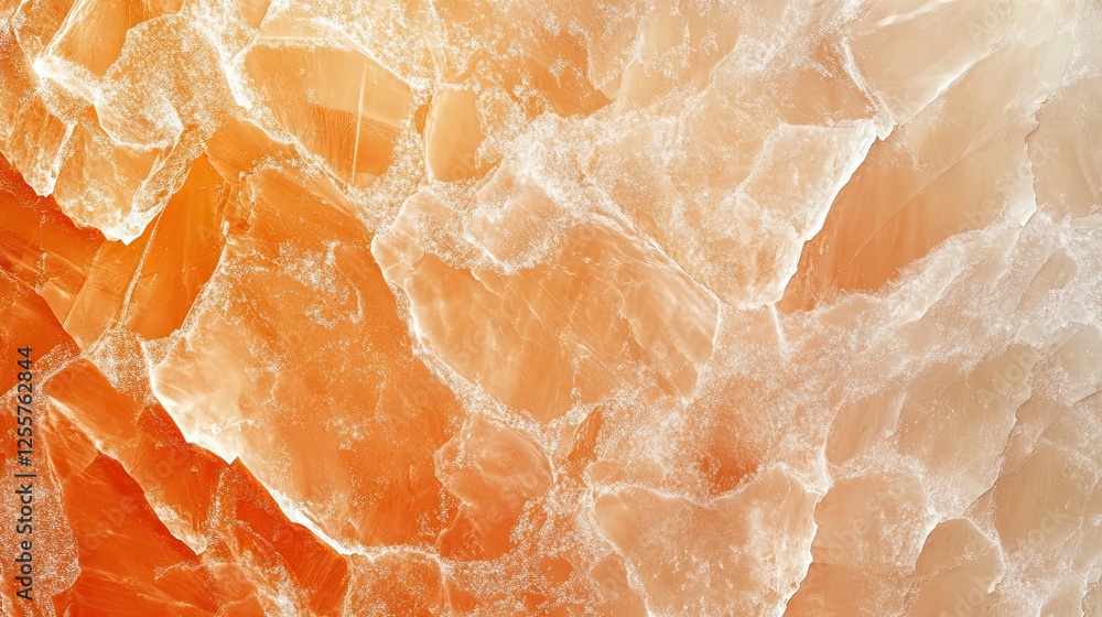 Abstract Orange and White Salt Crystal Texture Background Image Abstract Orange and White Salt Crystal Texture Background Image