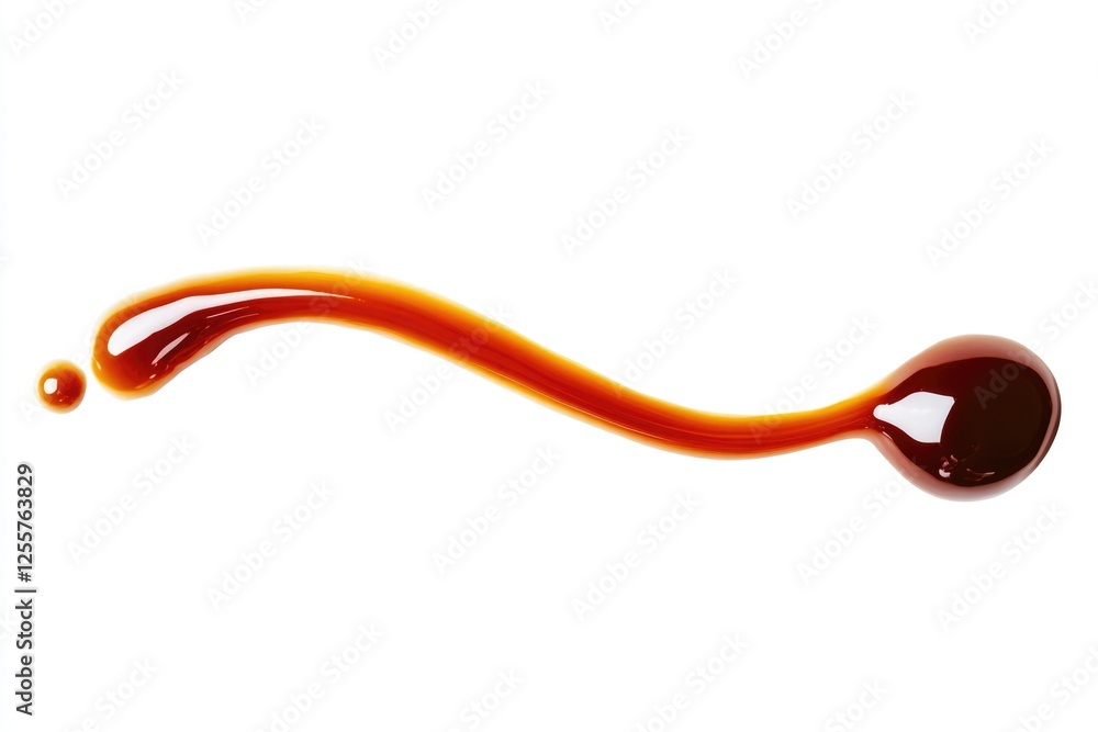 A spoon with liquid flowing from it, suitable for use in illustrations about food, drink, or domestic scenes A spoon with liquid flowing from it, suitable for use in illustrations about food, drink, or domestic scenes