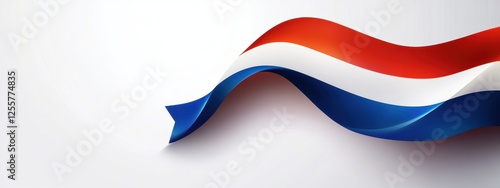 Free Download Netherlands Flag Waving Design Elegant Abstract Background Illustration - GFXLoad