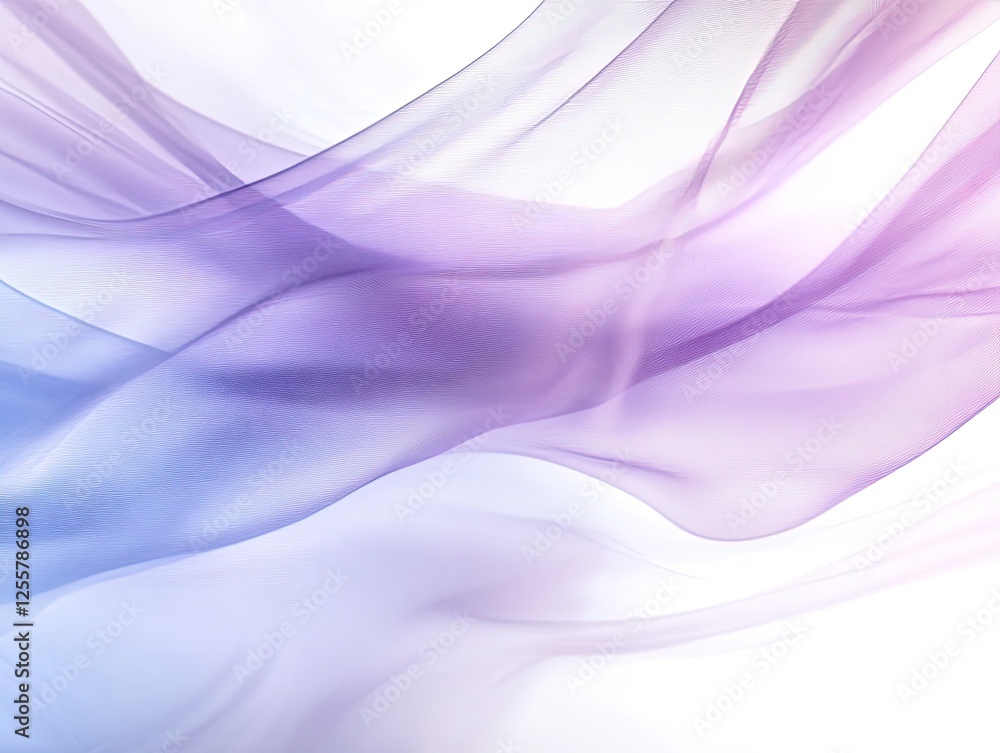 Abstract flowing sheer fabric with smooth gradients and soft textures Abstract flowing sheer fabric with smooth gradients and soft textures