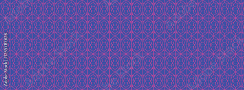 Artistic Hand-Crafted Geometric Seamless Pattern with Organic Shapes for Creative Projects

