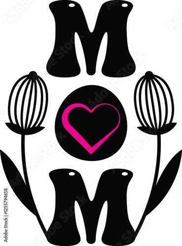 mom mother's day new t shirt design, vector 