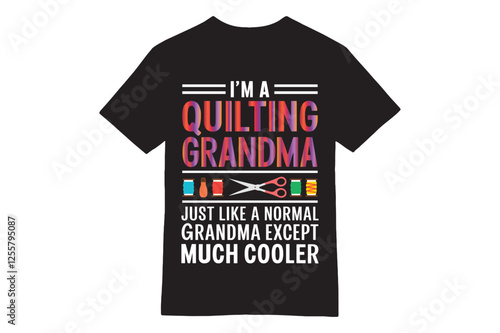 Cool Quilting Grandma T-Shirt