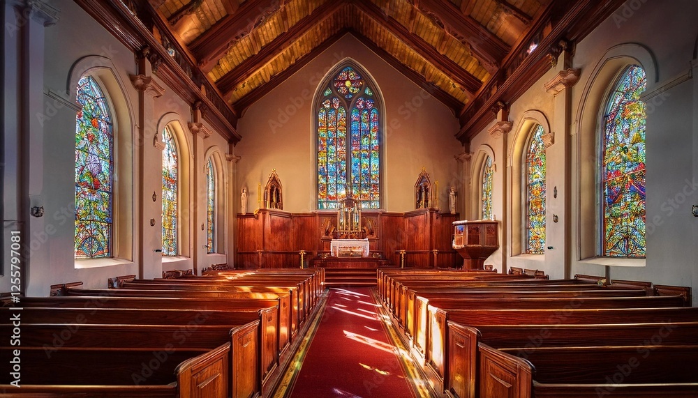 Fototapeta premium interior of church