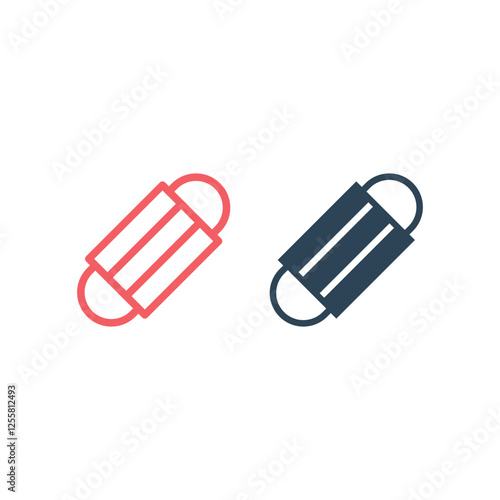 Masker protector health icons set vector illustration