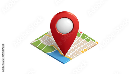 Red map pin icon representing a location marker png