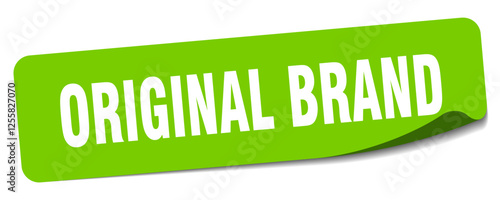 original brand sticker. original brand label