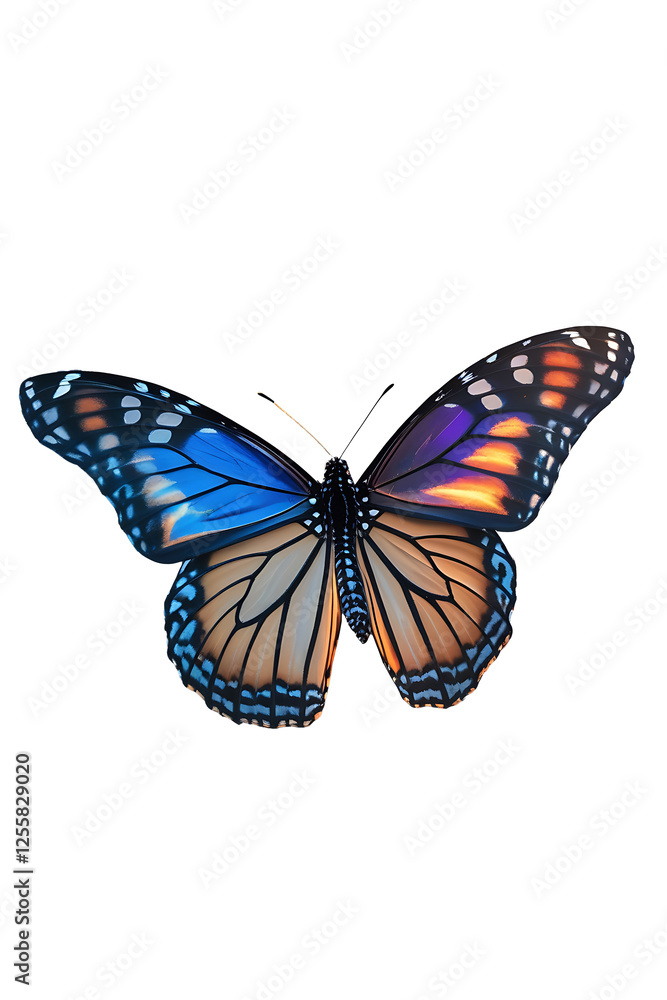 Fototapeta premium butterfly on transparent background generator ai