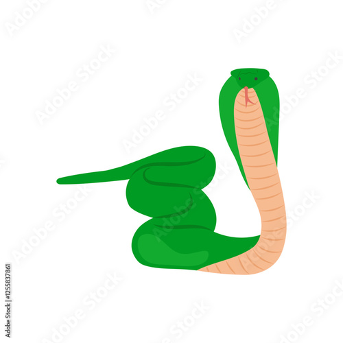 Snake Zodiac,  China Symbols Vector Illustration