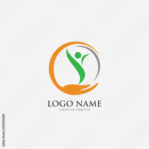 Weight loss, medical health, weight, diet, health, lifestyle, healthy, fitness, dieting, body fit fully editable vector logo template