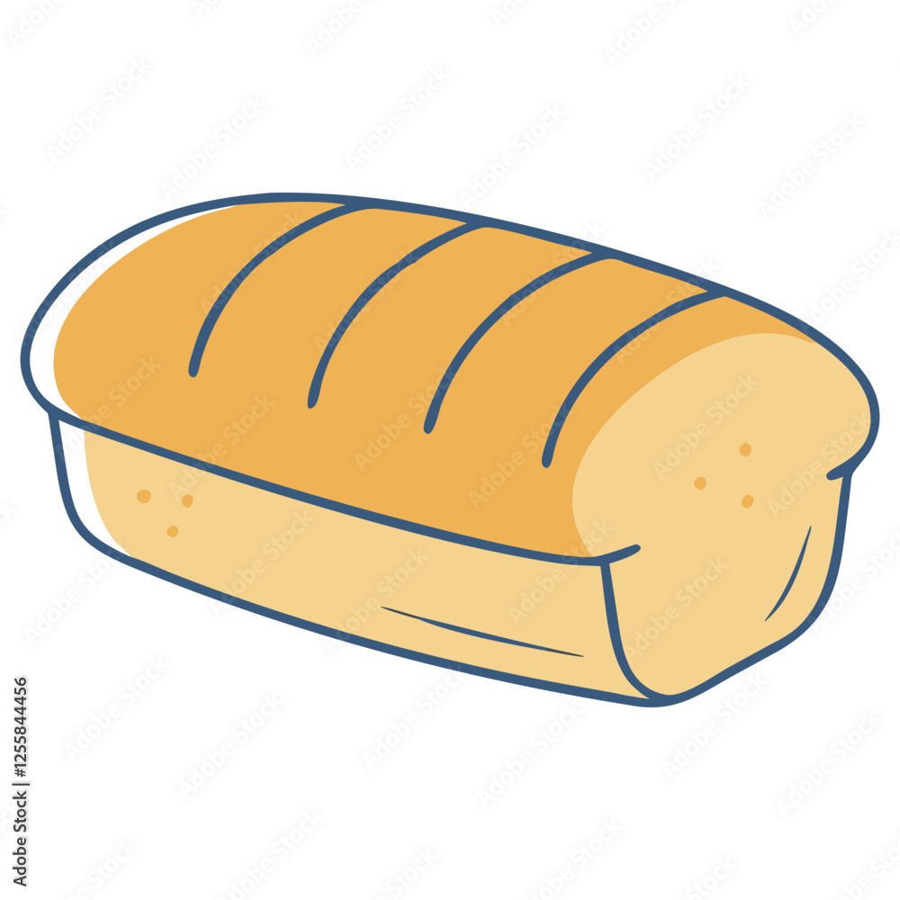 Vector Illustration of Fresh Bread Loaf, A vibrant vector image of a freshly baked bread loaf with a golden crust, perfect for bakery or breakfast concepts.
Vector Illustration of Fresh Bread Loaf, A vibrant vector image of a freshly baked bread loaf with a golden crust, perfect for bakery or breakfast concepts.