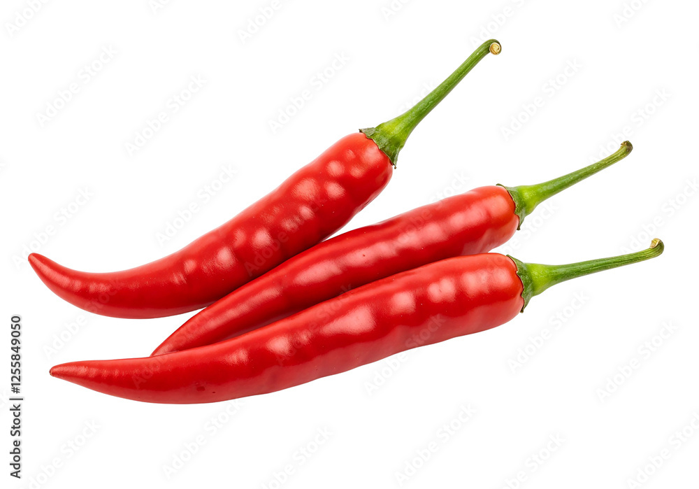 Chili Isolated On Transparent Background, perfect for food, cooking and spice related designs Chili Isolated On Transparent Background, perfect for food, cooking and spice related designs