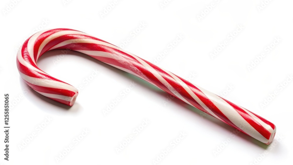 Fototapeta premium Candy Cane on White Background