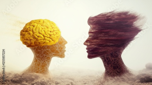 Human Connection and Understanding Through Creative Concept of Mind and Emotion Representation