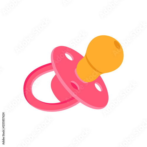 Pacifier, Kindergarten Vector Illustration