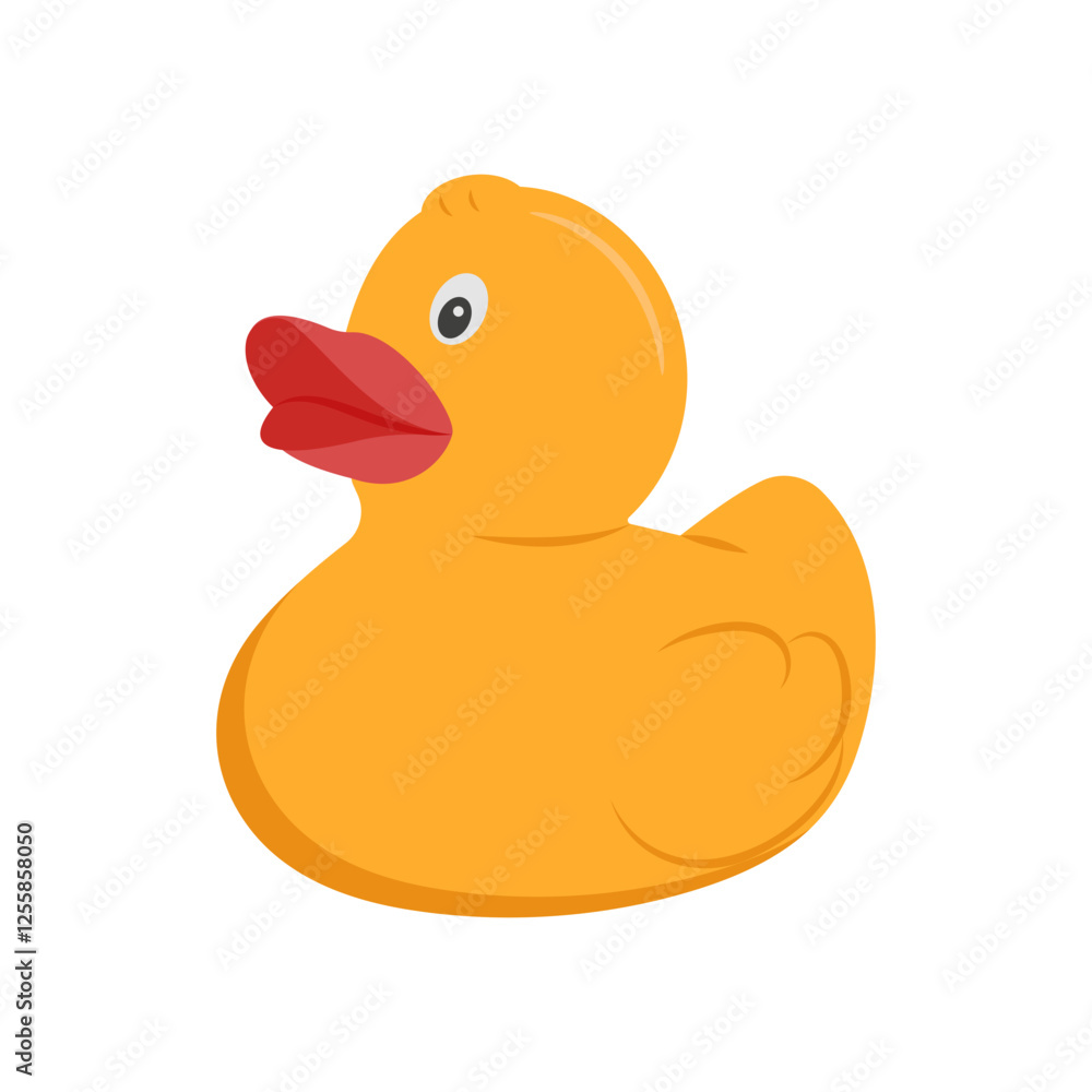 Duck Toy, Kindergarten Vector Illustration Duck Toy, Kindergarten Vector Illustration