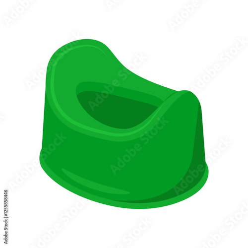 Potty Seat, Kindergarten Vector Illustration