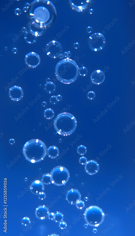 Water bubbles abstract light illumination, photo. with white shades Water bubbles abstract light illumination, photo. with white shades