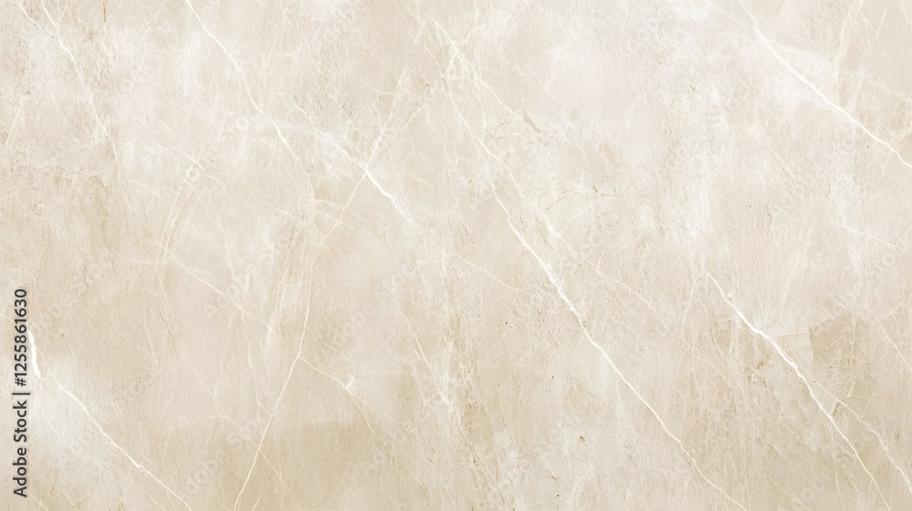 Obraz premium Smooth Light Beige Marble Surface with Texture and Vein Patterns
