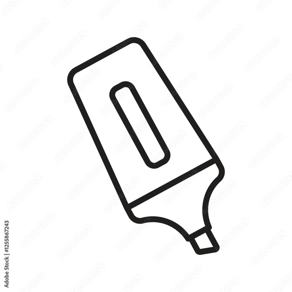 Maker, highlighter icon vector design template Maker, highlighter icon vector design template