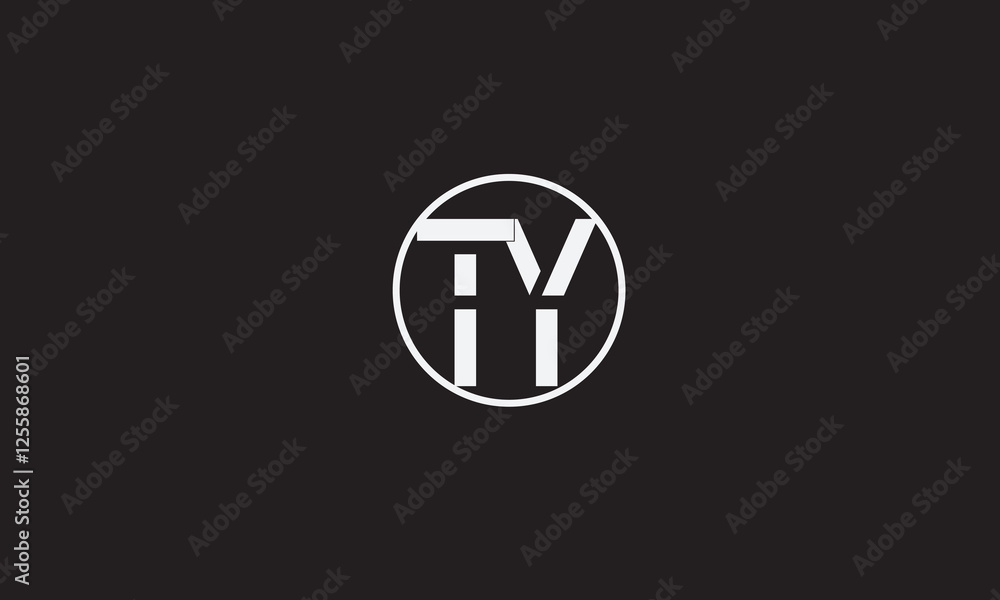 TY, YT, Y, T Abstract Letters Logo Monogram TY, YT, Y, T Abstract Letters Logo Monogram