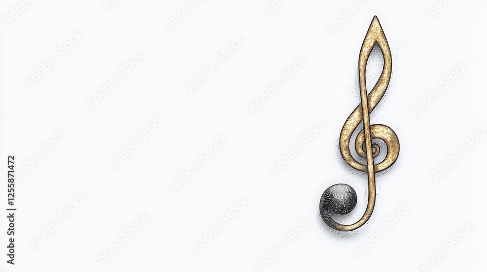 Elegant Gold and Silver Musical Note Design for Artistic and Creative Backgrounds Elegant Gold and Silver Musical Note Design for Artistic and Creative Backgrounds