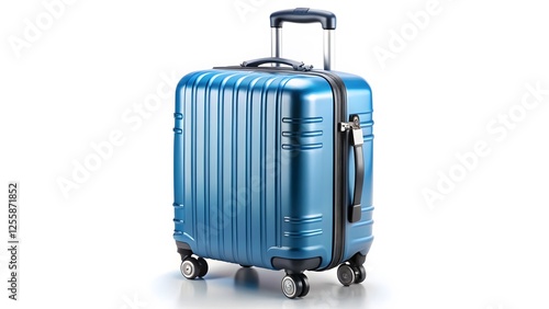 Wallpaper Mural Blue Carry-on Suitcase Torontodigital.ca