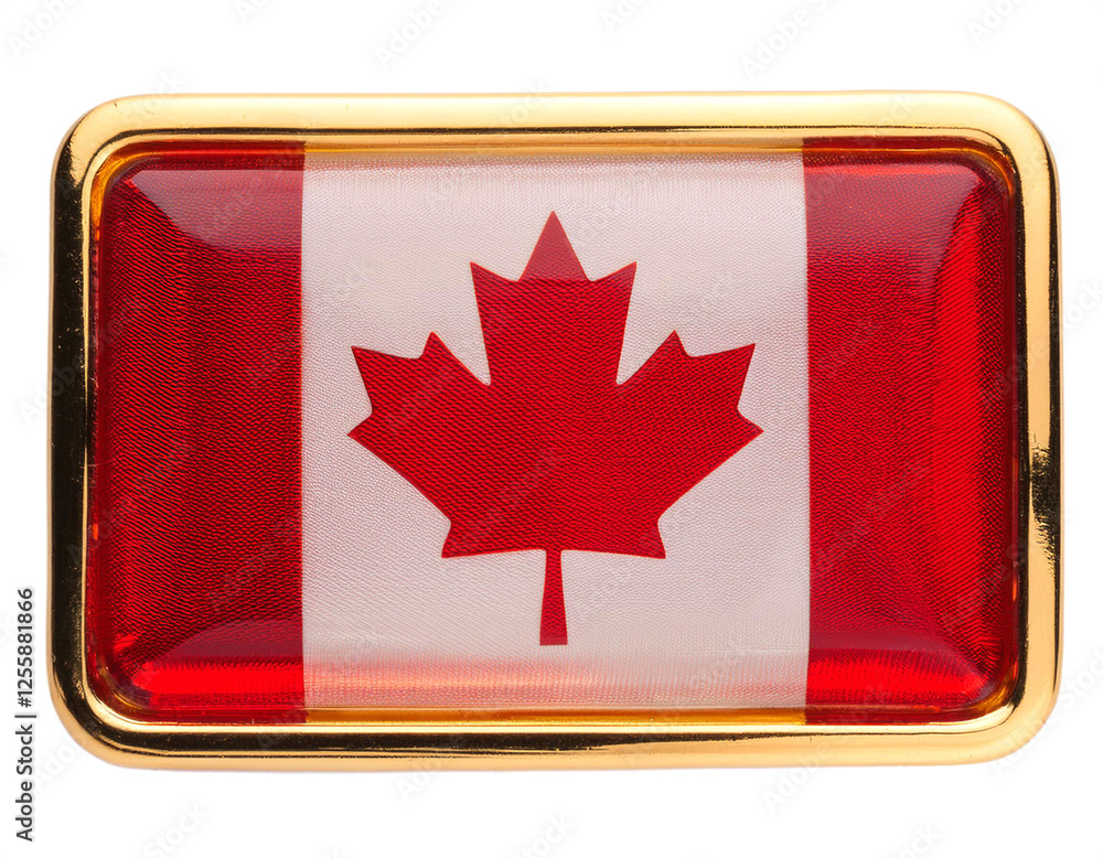 カナダの国旗のブローチ。白背景。(Canada flag brooch on white background.)
カナダの国旗のブローチ。白背景。(Canada flag brooch on white background.)