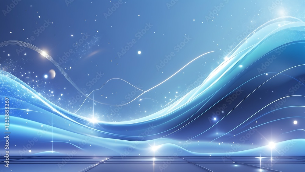 Dynamic Blue Wave Background for Creative Projects, A vibrant blue wave design with sparkling accents, perfect for digital backgrounds or presentations. Dynamic Blue Wave Background for Creative Projects, A vibrant blue wave design with sparkling accents, perfect for digital backgrounds or presentations.