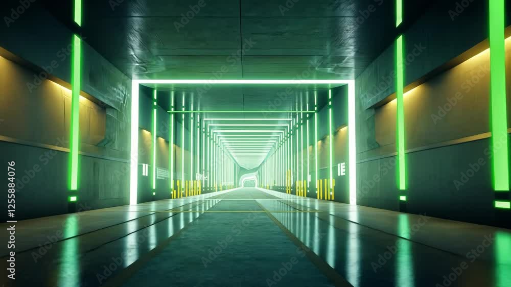Cyberpunk Animation, Seamless Green Digital Matrix with Scrolling Alphanumeric Code in Futuristic VFX (1) Cyberpunk Animation, Seamless Green Digital Matrix with Scrolling Alphanumeric Code in Futuristic VFX (1)