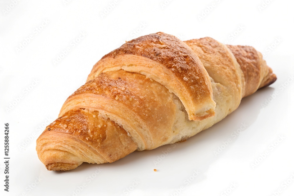 Crescent roll isolated in white background Crescent roll isolated in white background