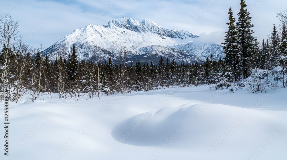 Snow-covered mountain range majestic wilderness landscape photography winter wonderland elevated view outdoor serenity Snow-covered mountain range majestic wilderness landscape photography winter wonderland elevated view outdoor serenity