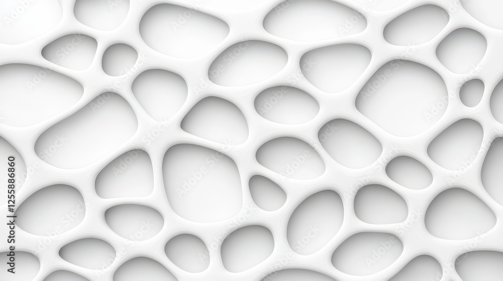 Abstract White Background with Organic Shapes and Subtle Texture Details Abstract White Background with Organic Shapes and Subtle Texture Details