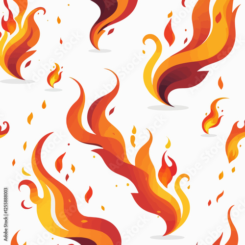 Fire icon vector set. Fire flame symbol. Flame icon collection. fireball and flame vector illustration icon set. Fire flame icon. Burning symbol. Fireball sign. Energy illustration isolated.