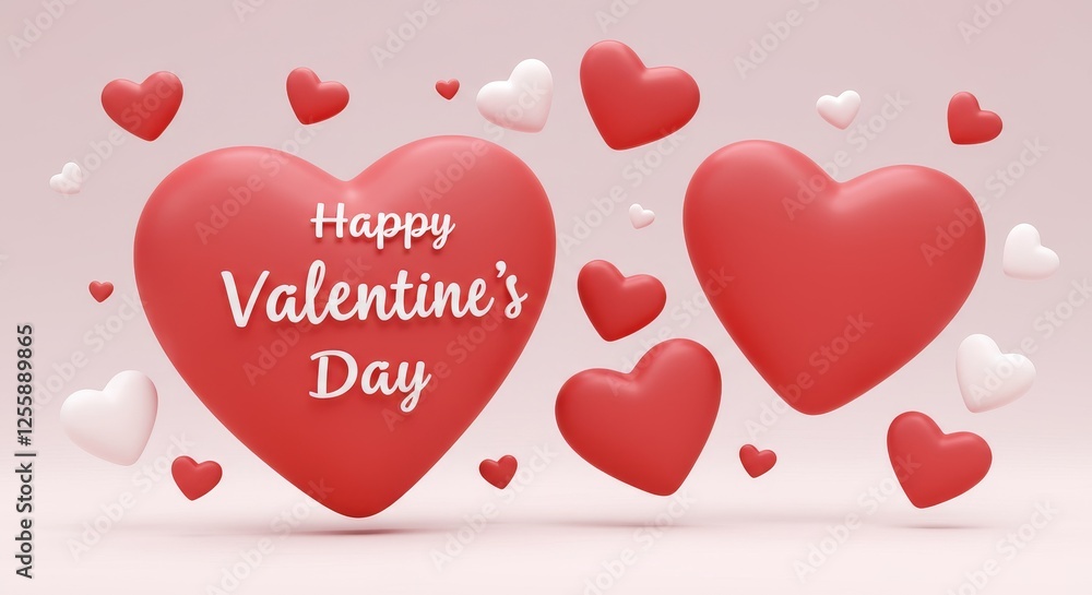 Happy Valentines Day Hearts Design - Celebrate love with this image featuring red and white hearts, symbolizing affection, romance, passion, happiness, and togetherness. Perfect for Valentine's Day. Happy Valentines Day Hearts Design - Celebrate love with this image featuring red and white hearts, symbolizing affection, romance, passion, happiness, and togetherness. Perfect for Valentine's Day.