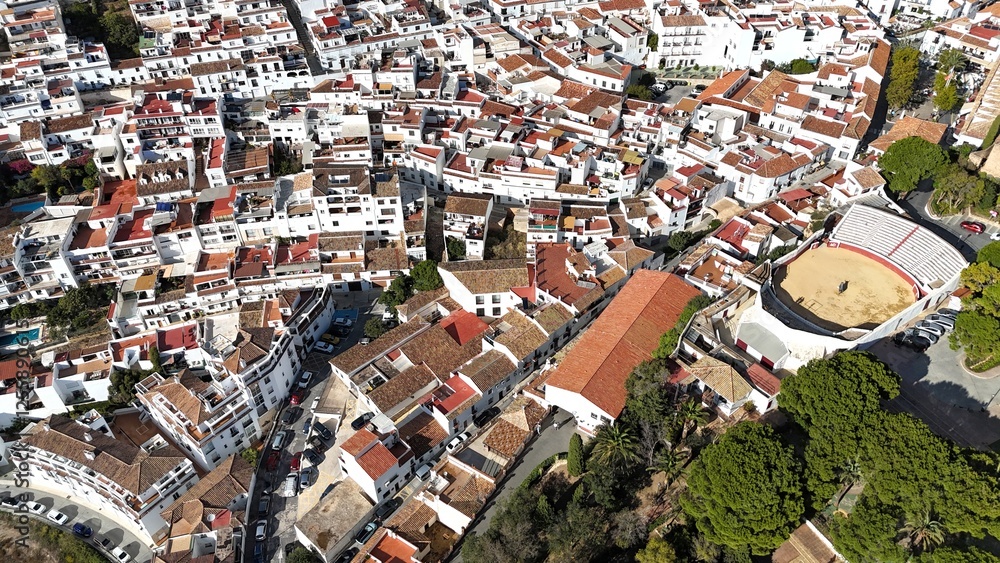 Fototapeta premium village de Mijas en Andalousie, au sud de l'Espagne