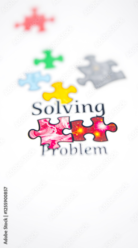 Obraz premium Adaptive Problem-Solving: Practical Solutions and Collaborative Creativity Driving Effective Breakthrough Processes with Critical Thinking.