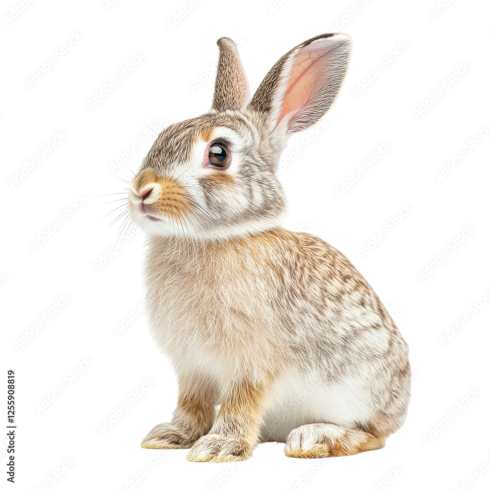 Obraz premium rabbit isolated on white background