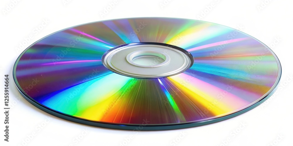 CD-ROM on White Background CD-ROM on White Background