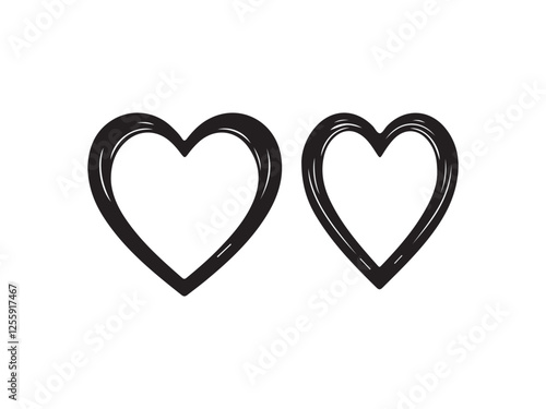 gothic love vector illustration 