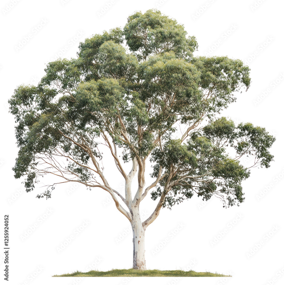 Fototapeta premium PNG A Gum tree background isolated nature.