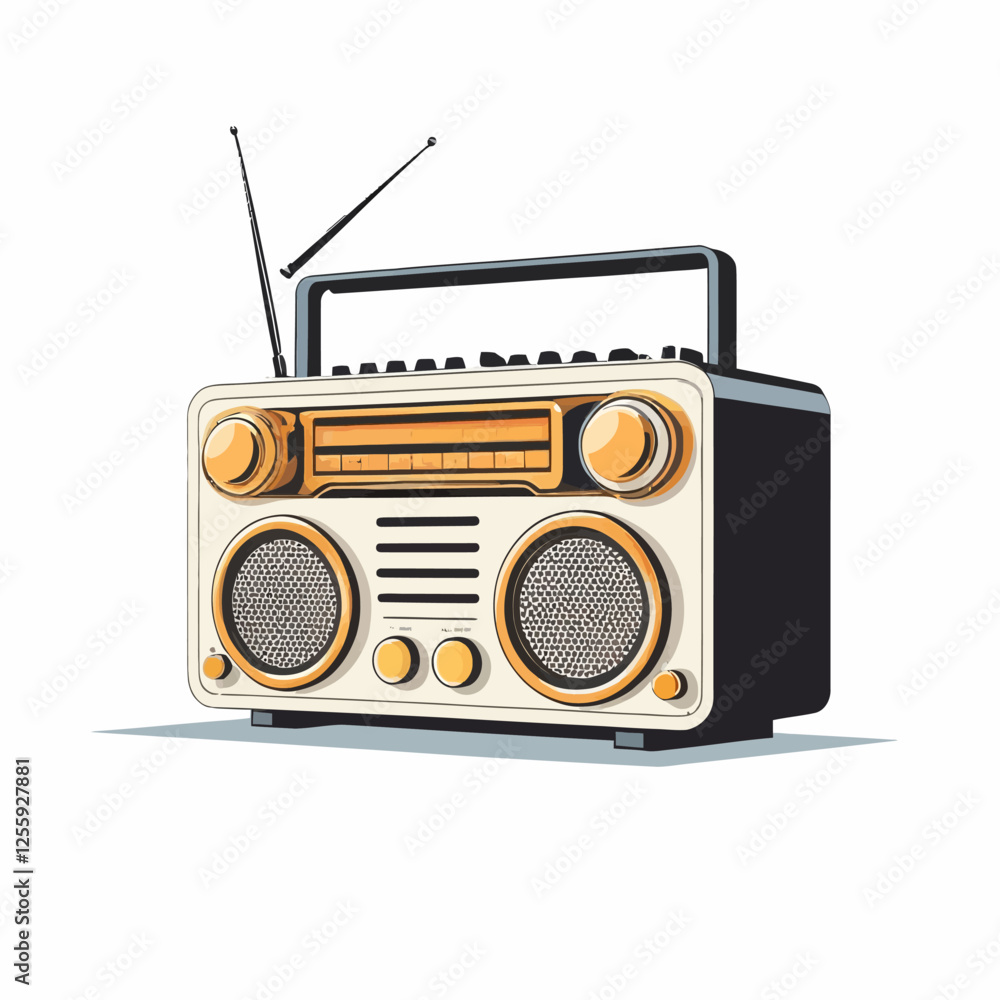 3D Radio,World radio day,vector illustration.
3D Radio,World radio day,vector illustration.