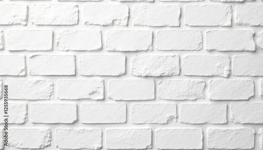 Fototapeta premium Pristine white brickwork, ideal backdrop for product photography , wall, building, product