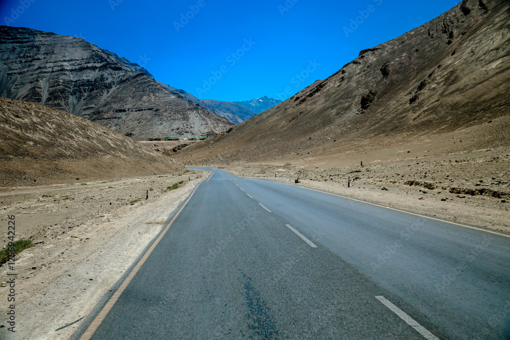 Leh town in embrace of the mountains, Ladakh, India. Leh town in embrace of the mountains, Ladakh, India.